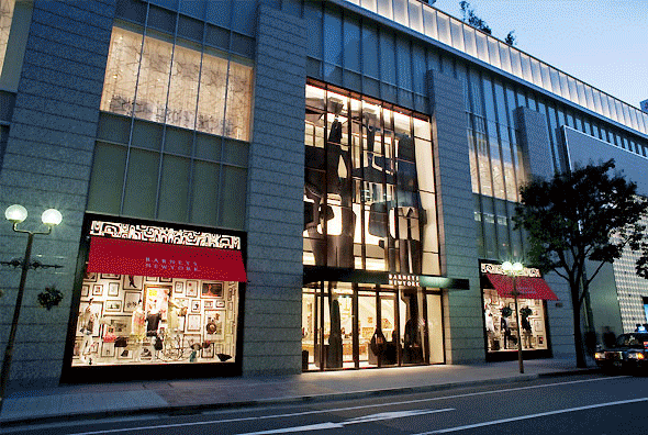 Barneys New York Kobe interior バーニーズ　ニューヨーク　神戸店